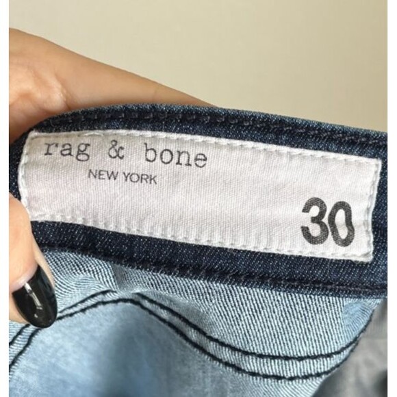 rag & bone Cate Mid-Rise Ankle Skinny Jean in April Wash Size 30 - Picture 5 of 7